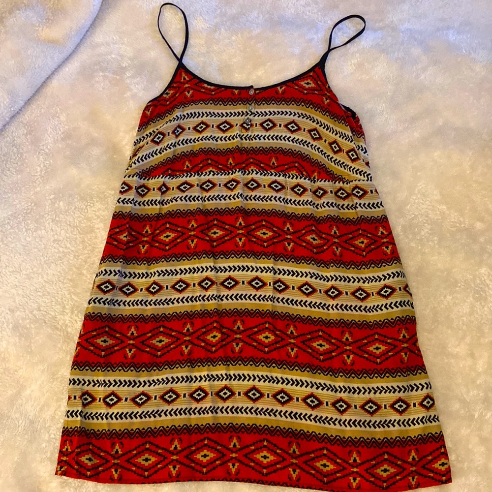 F21 Aztec Printed Dress